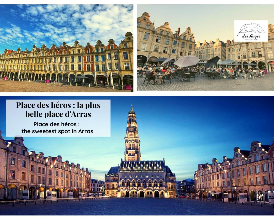 Le 9 De Coeur - 2 Chambres - 6 Couchages อาร์ราส ภายนอก รูปภาพ